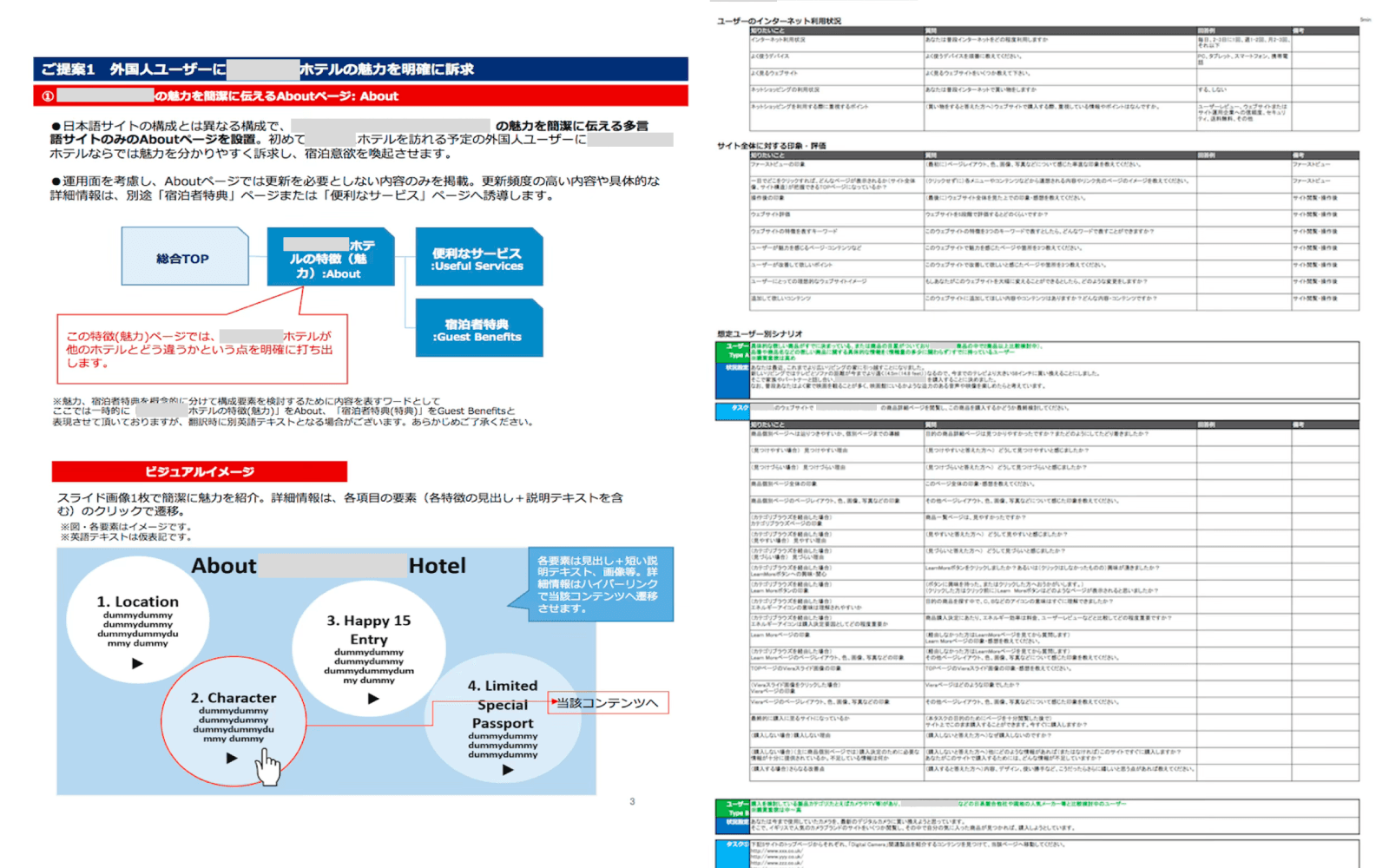 多言語サイトの情報設計と改善提案に関する画面イメージ